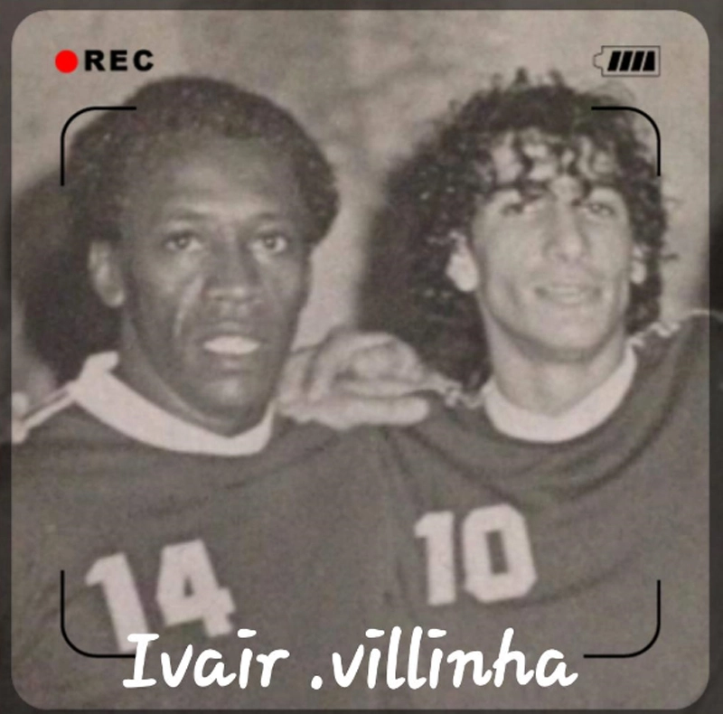 Ivair e Villinha. Foto: Arquivo Pessoal/Villinha