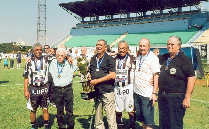 Da esquerda para a direita: Ferreira, Dr. Maciel, Jair Bala, Piter, Paulo Bin e Tomires