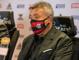 Domènec Torrent, técnico do Flamengo. Foto: Alexandre Vidal/Flamengo