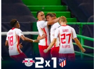 Jovem equipe alemã surpreende e elimina o poderoso Atlético de Madrid 