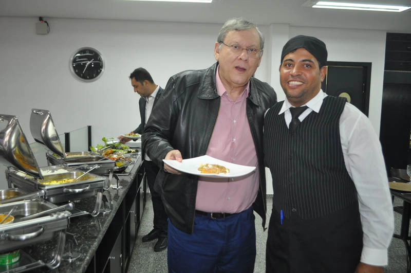 Hora do almoço no espaço atleticano. Foto: Marcos Júnior Micheletti/Portal Terceiro Tempo