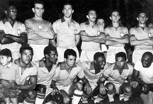 No final dos anos 50, Vasco e Santos eram a base da seleção brasileira com o 