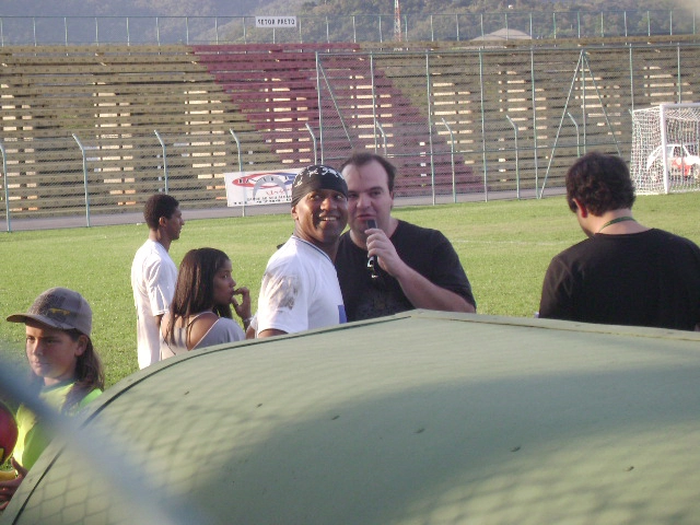 Amistoso da Seleção Paulista de Masters x União Futebol Clube, no dia 7 de setembro de 2009, no Estádio Nogueirão em Mogi das Cruzes. Foto eviada por André Martinez