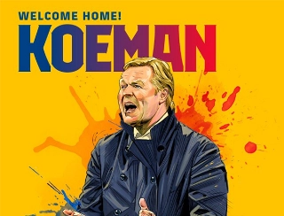 Como zagueiro, Koeman defendeu o Barcelona entre 1989 e 1995. Foto: Divulgação 