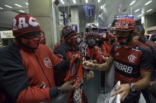 O novo reforço do Flamengo também participou de uma live, nesse sábado. (Foto: Flamengo)