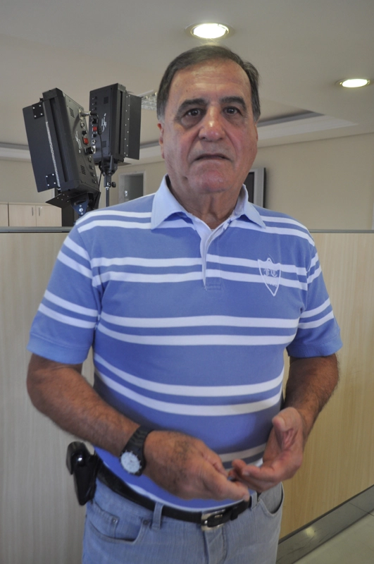 Na redação do Portal Terceiro Tempo em 20 de agosto de 2014. Foto: Marcos Júnior/Portal TT