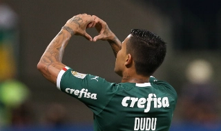 Camisa sete brilhou no jogo contra o Junior. Foto: César Greco/Palmeiras