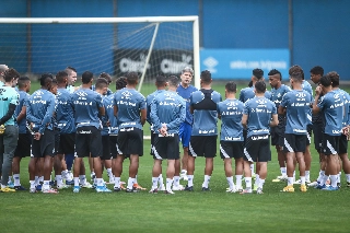 Tricolor enfrenta o Caxias em Porto Alegre. Foto: Lucas Uebel | Grêmio FBPA