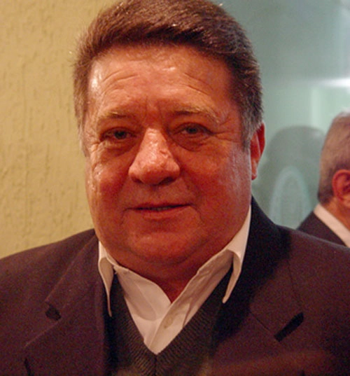 Leivinha, em 2008, durante festa em homenagem a veteranos do Palmeiras.
