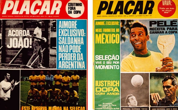 Futebol de Todos os Tempos: Revista do Dia - Placar 1970