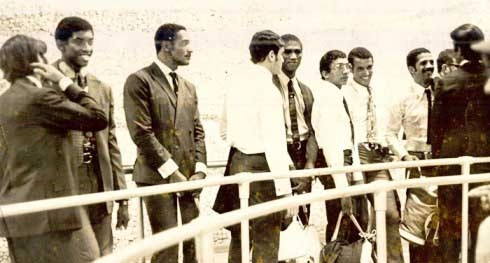 Walfrido, Pedro Cruz, Pogito, Givanildo, Fernando Santana e Cardosinho. Foto: Site Oficial