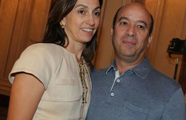 O casal Vânia e José Roberto Marinho. Foto: UOL