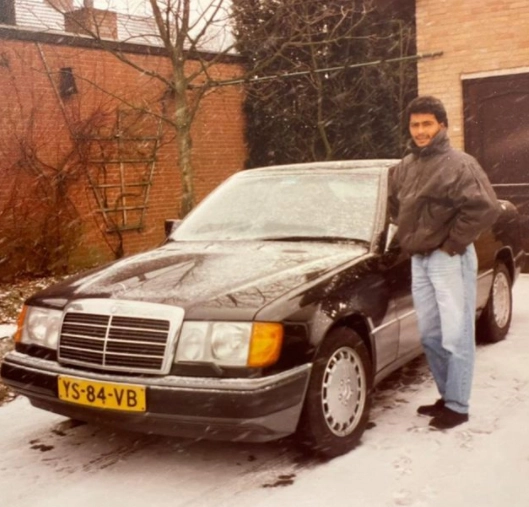 Em 1989, na cidade holandesa de Eindhoven, época em que jogava pelo PSV. Foto: arquivo pessoal de Romário