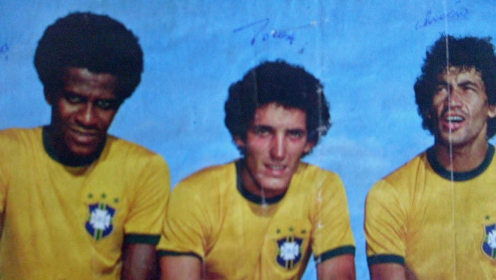 Da esquerda para a direita, Jorge Mendonça, Polozzi e Chicão. Foto: Arquivo pessoal