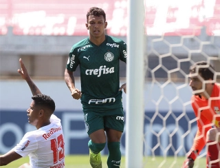 Gabriel Veron, destaque do Palmeiras. Foto: Cesar Greco/Ag. Palmeiras