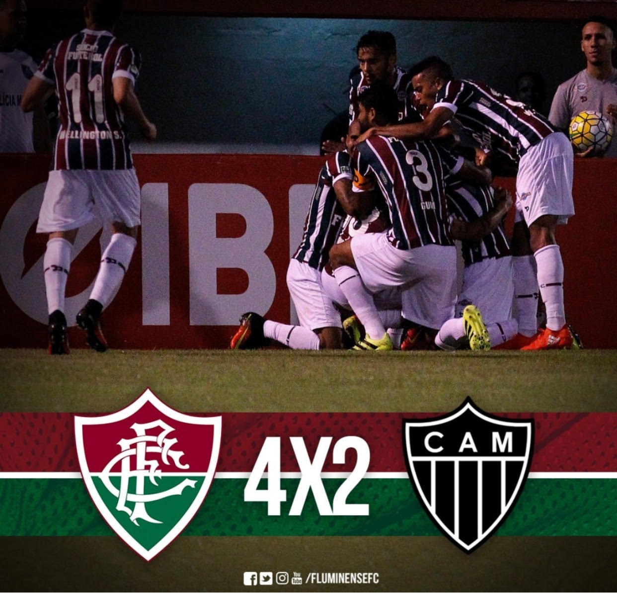 O Fluminense fechou a 24ª rodada com chave de ouro para os clubes cariocas