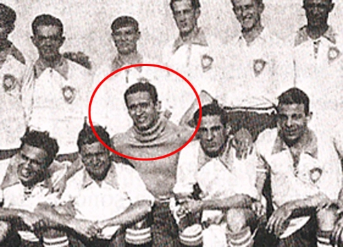 Oswaldo Barros Velloso  - Goleiro de Fluminense e Sele&ccedil;&atilde;o Brasileira