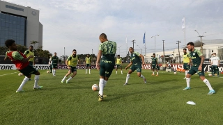 Treino do Palmeiras em Luque, cidade próxima a Assunção. Foto: Fábio Greco/Palmeiras