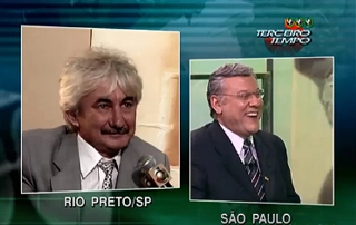 Falando de Rio Preto, o convidado roubou a cena na atração, então na Record. Foto: Reprodução