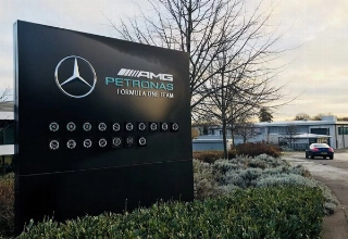 Fábrica da Mercedes F1 na cidade britânica de Brackley. Foto: Divulgação