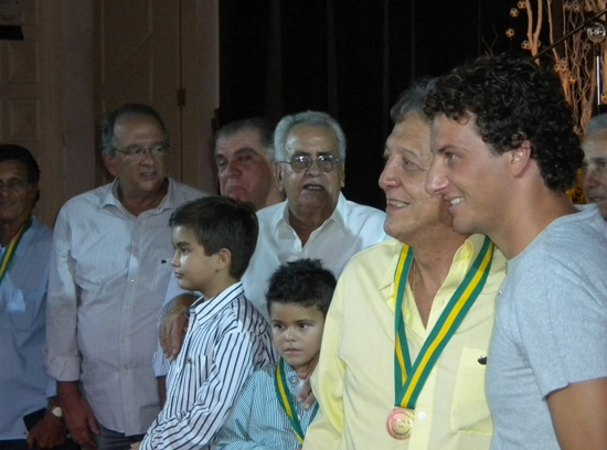 Festa do Octa Brasileiro do Santos, em 10 de fevereiro de 2011 no Sal&atilde;o de M&aacute;rmore da Vila Belmiro, em Santos. Foto: Carlos Prieto, o Didi