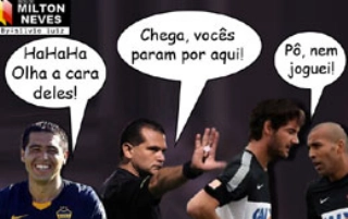 Fazia tempo que palmeirenses, santistas e são-paulinos, não tiravam sarro dos corintianos. Chegou o dia!