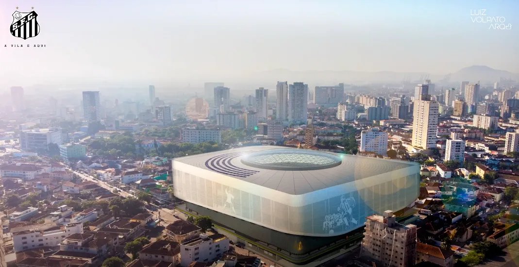 Santos apresenta projeto da nova Vila Belmiro em parceria