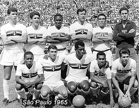 Em pé: Nenê, Roberto Dias, Tenente, Bellini, Celso e Suli. Agachados: Paraná, Prado, Benê, Fefeu e Valdir Birigui.