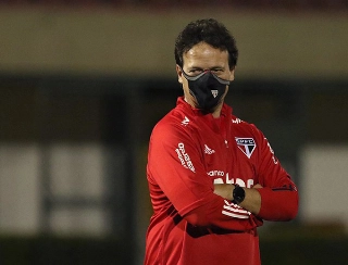 Fernando Diniz, técnico do São Paulo. Foto: Rubens Chiri/São Paulo 