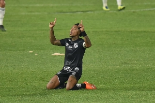 Camisa 11 do Peixe tem 12 gols marcados na temporada 2020. Foto: Ivan Storti/Santos FC