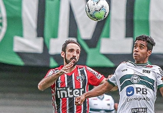Equipe tricolor voltou a jogar mal. Foto: Coritiba/Divulgação