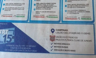 Estádio Jayme Cintra vai a leilão e Paulista de Jundiaí deve perder "sua casa"