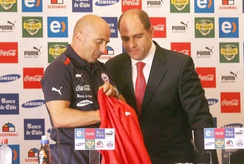 Jorge Luis Sampaoli foi anunciado em 04 de dezembro de 2012 como treinador da Seleção chilena. Foto FCF. 