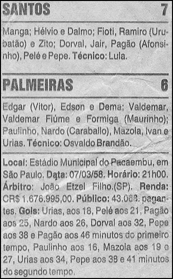 Veja aqui todos os detalhes do jogo mais emocionante do qual Pagão participou: