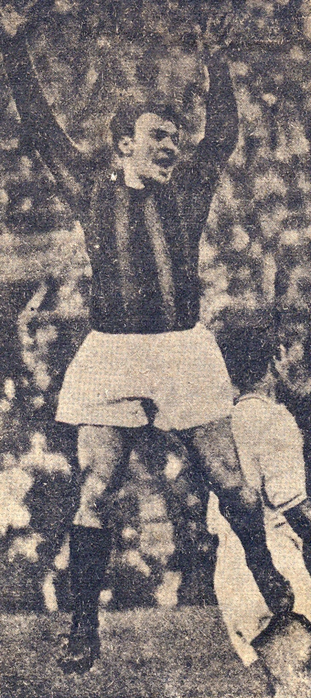 Mazzola com a camisa do Milan, com a qual brilhou entre 1958 e 1969.