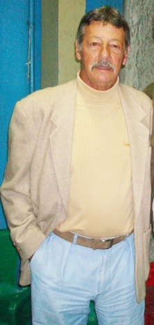 Luis Carlos Galter em 2009, na concentração do Pameiras