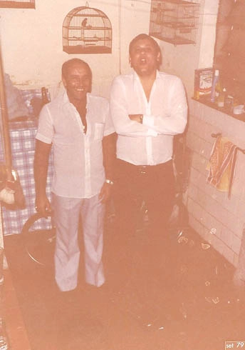 Gérson, o Canhotinha de Ouro e Milton Neves, em 1979