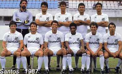 Em pé: Rodolfo Rodriguez, Nildo, Raul, Toninho Carlos e Claudinho. Sentados: Osmarzinho, Osvaldo, Chicão, César Sampaio, Mendonça e Éder. 