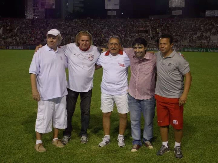 Da esquerda para a direita: Salomão, Marinho Chagas, Ivan Brondi, Toninho Feitosa e Kuki