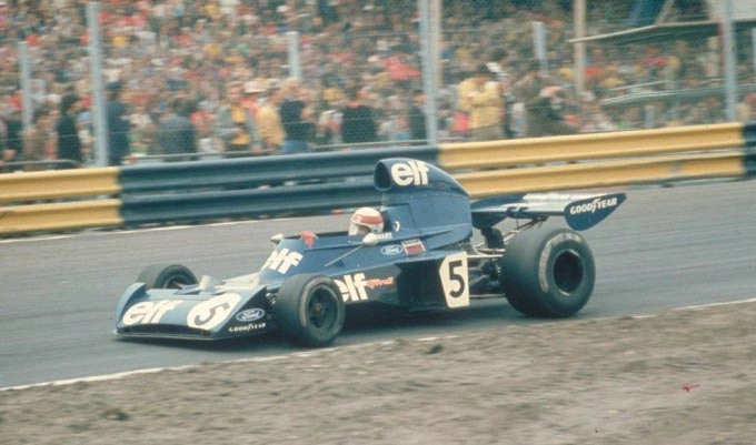 O último ano de Stewart como piloto de Fórmula 1 foi em 1973, quando ele sagrou-se tricampeão. Emerson Fittipaldi foi o vice. Foto: Divulgação