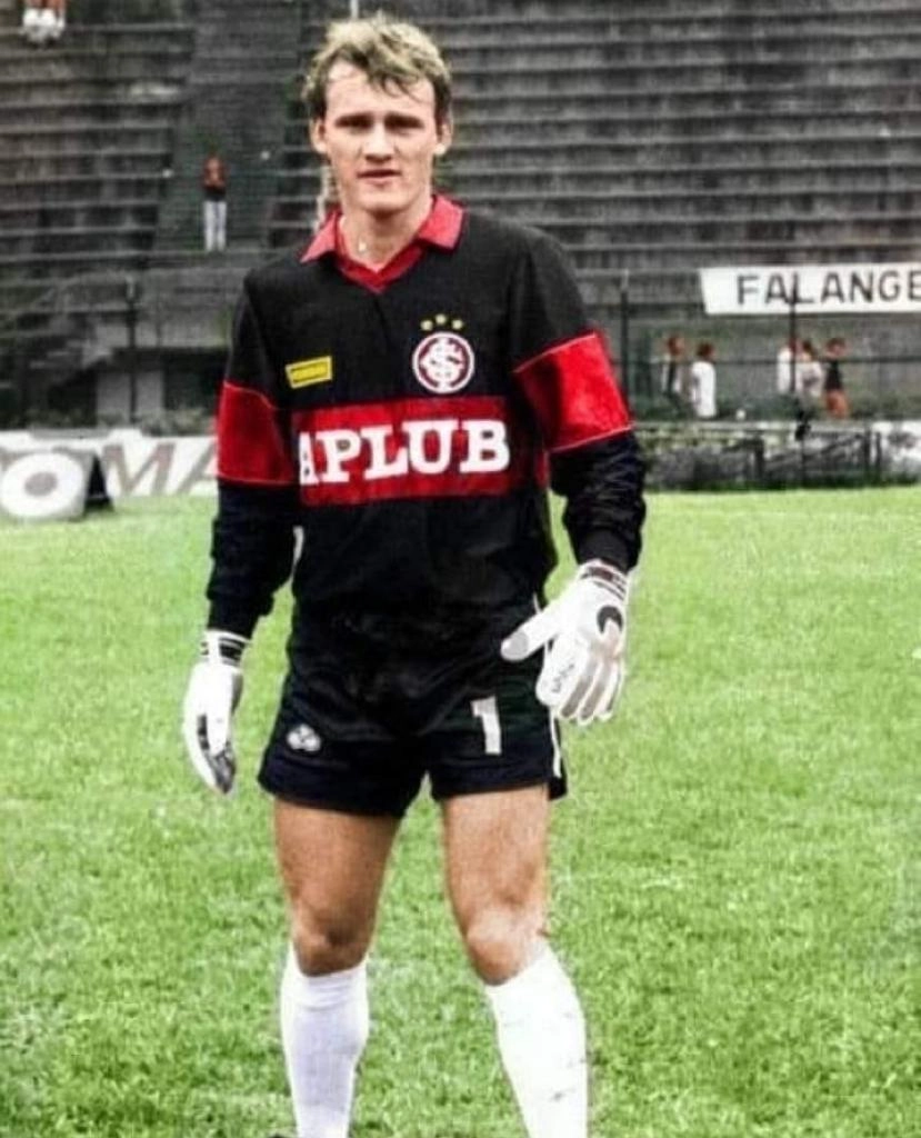 Em 1988, então goleiro do Inter. Foto: Divulgação