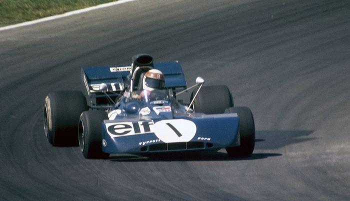 O escocês Jackie Stewart com a Tyrrell-Ford em 1972. Ele foi o grande adversário de Emerson na luta pelo título. Foto: Divulgação
