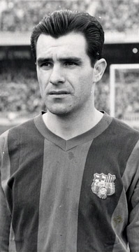 Com a camisa do Barça, Evaristo fez 226 jogos e marcou 178 gols. O site oficial do clube catalão diz que o brasileiro foi um dos melhores estrangeiros a defender o clube. Foto: fcbarcelona.com