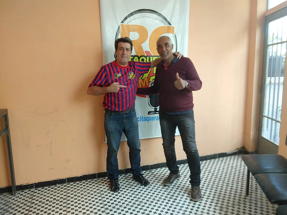 Carlos Alberto Spina e Gerald&atilde;o em agosto de 2019. Foto: arquivo pessoal de Carlos Alberto Spina