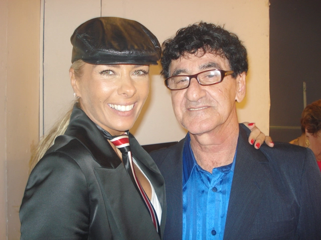 Adriane Galisteu e Thomazini. Foto enviada por Thomazini