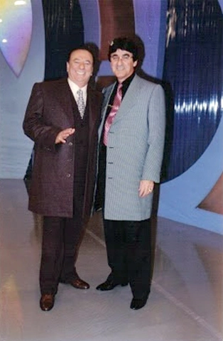 Raul Gil e Thomazini. Foto enviada por Thomazini 