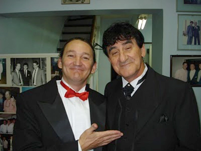 Marquito e Thomazini. Foto enviada por Thomazini