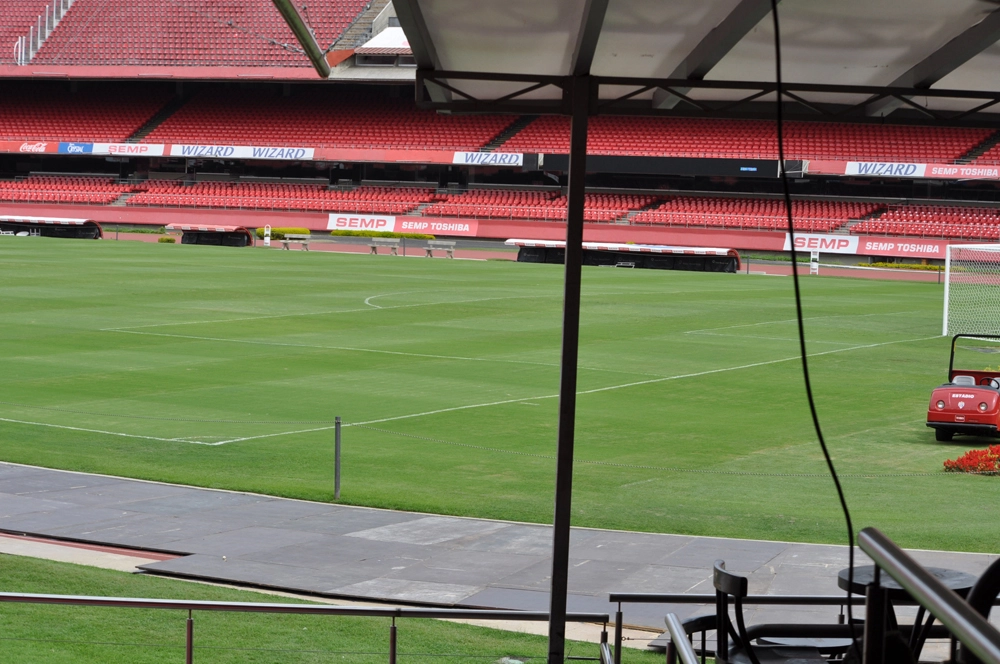 O Morumbi em 30 de abril de 2014. Imagem feita a partir do Espaço Unyco. Foto: Marcos Júnior/Portal TT 