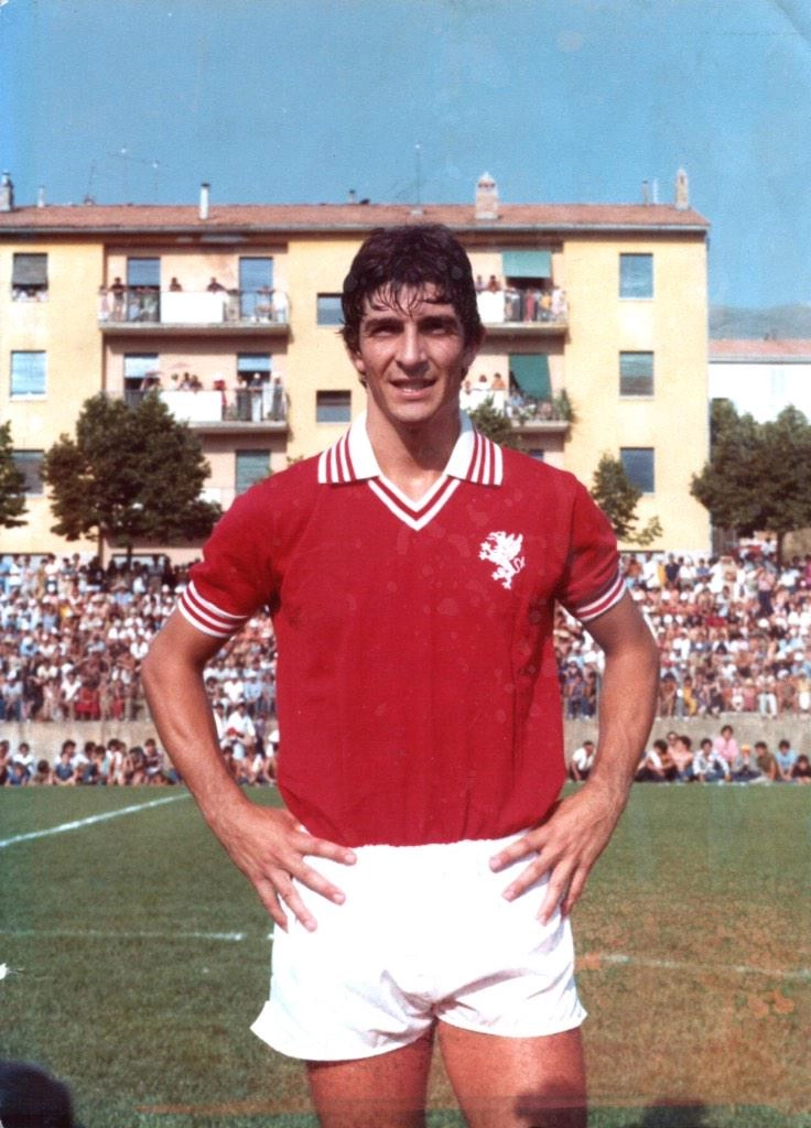 Em 1979, quando defendia o Perugia, da Itália