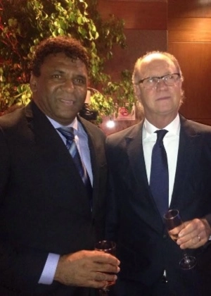 Maurício e Falcão em 2015. Foto: arquivo pessoal de Maurício